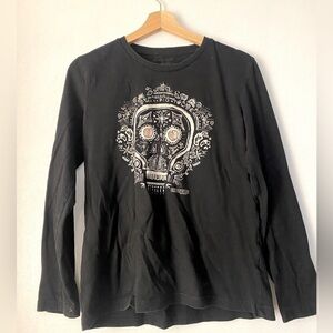 CHIPOTLE SKULL LONG SLEEVE SHIRT SIZE LARGE